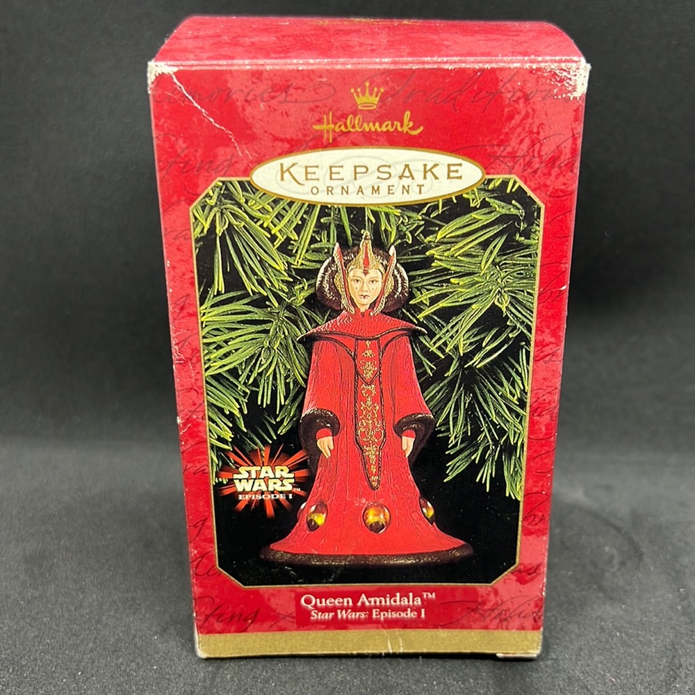 3/$25 Queen Amidala Hallmark keepsake ornament Que Star Wars episode 1